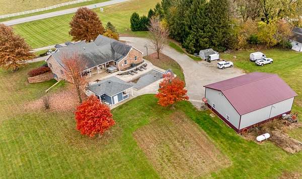 10.4 Acres of Recreational Land with Home for Sale in Versailles, Indiana