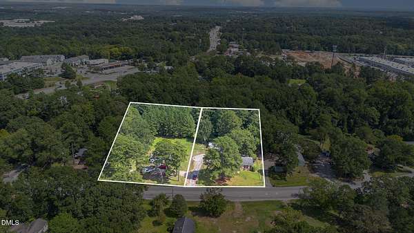2.5 Acres of Residential Land with Home for Sale in Raleigh, North Carolina