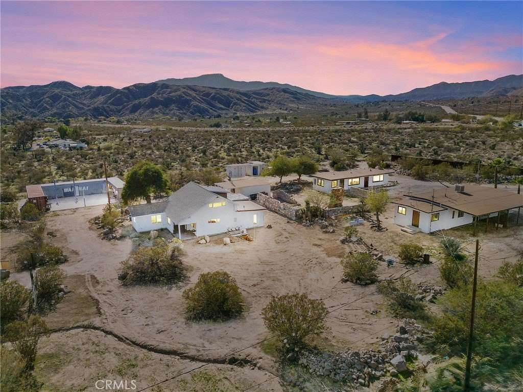 2 Acres of Residential Land with Home for Sale in Morongo Valley, California