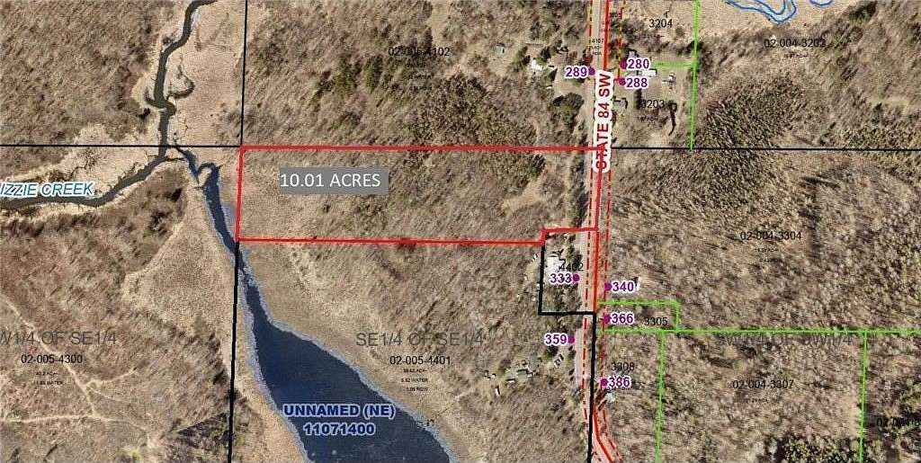 10 Acres of Land for Sale in Pine River, Minnesota