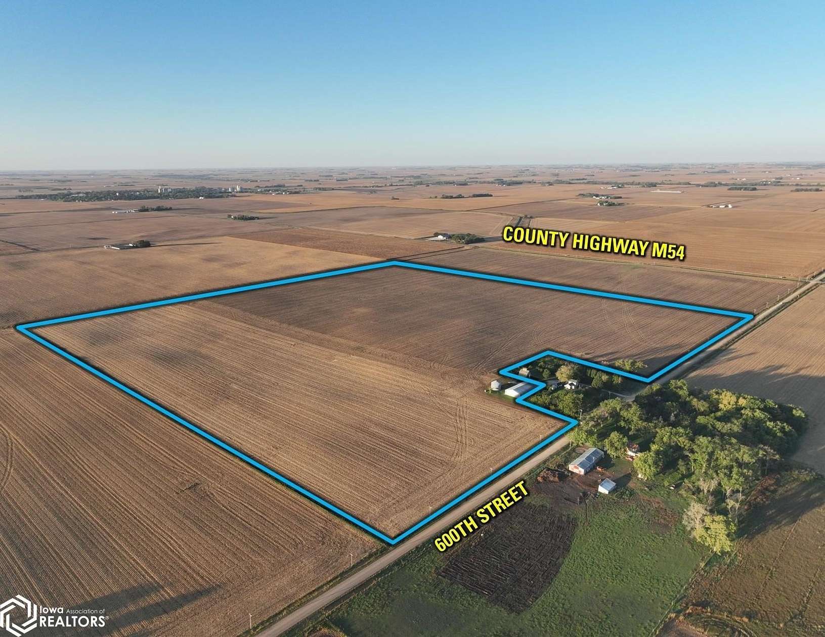 117 Acres of Agricultural Land for Sale in Newell, Iowa
