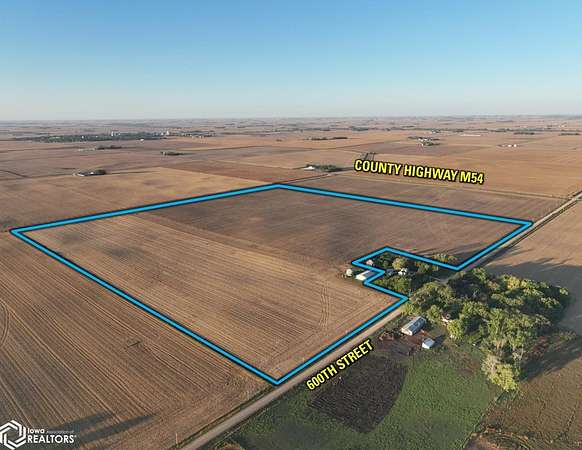 117 Acres of Agricultural Land for Sale in Newell, Iowa