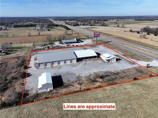 4.3 Acres of Improved Commercial Land for Lease in Colcord, Oklahoma