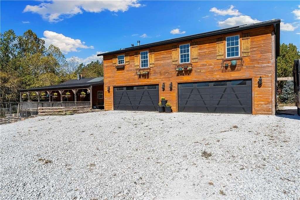 7.35 Acres of Residential Land with Home for Sale in Garfield, Arkansas