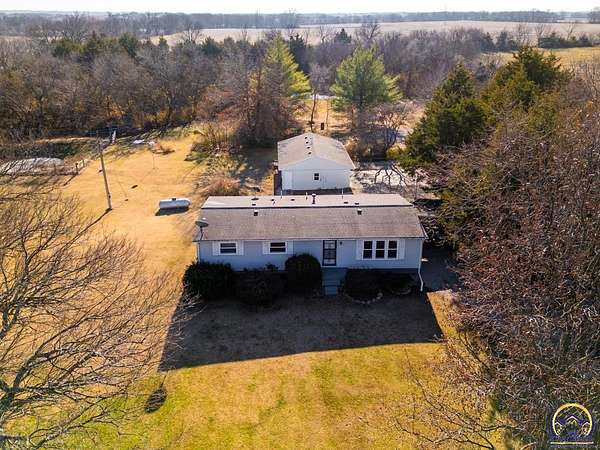 4.7 Acres of Residential Land with Home for Sale in Overbrook, Kansas