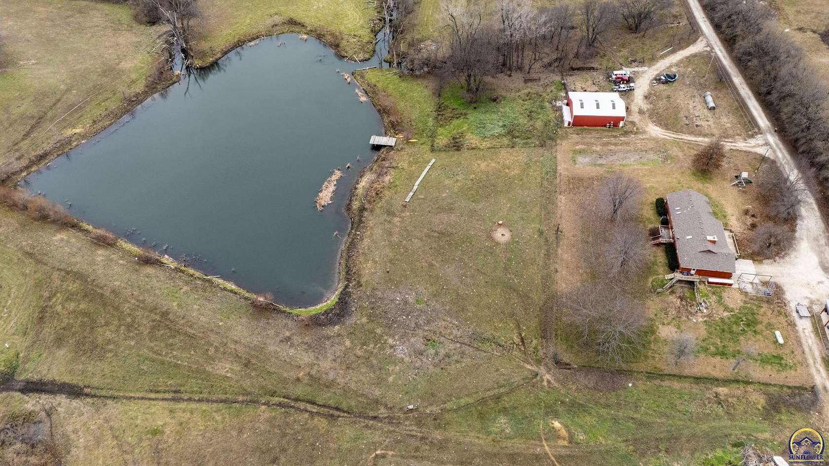 17.5 Acres of Recreational Land with Home for Sale in Holton, Kansas