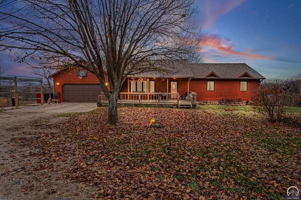 10 Acres of Recreational Land with Home for Sale in Holton, Kansas