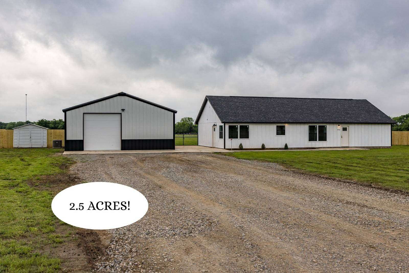 2.5 Acres of Residential Land with Home for Sale in Milburn, Oklahoma