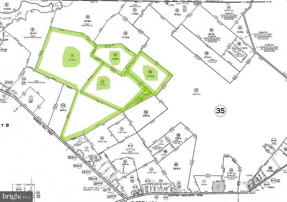 208 Acres of Recreational Land for Sale in Salem, New Jersey