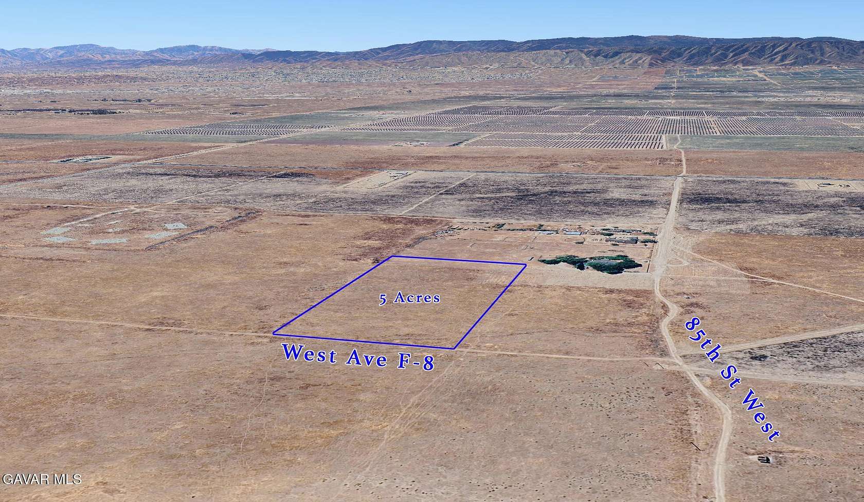 5 Acres of Land for Sale in Lancaster, California