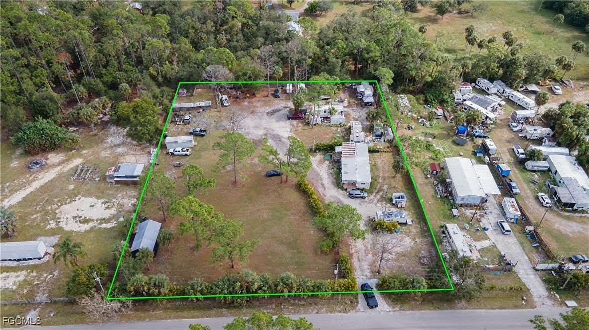 1.69 Acres of Residential Land with Home for Sale in North Fort Myers, Florida