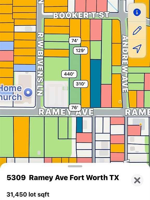 0.72 Acres of Residential Land for Sale in Fort Worth, Texas