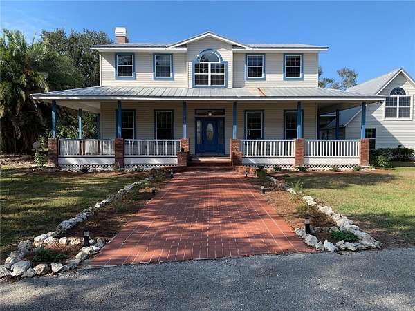 6.2 Acres of Residential Land with Home for Lease in Parrish, Florida