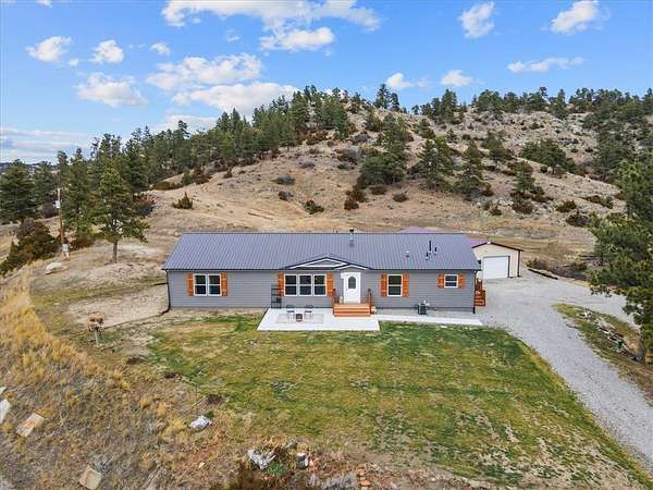 13.3 Acres of Recreational Land with Home for Sale in Columbus, Montana