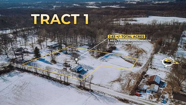 20 Acres of Land with Home for Auction in Williamsport, Indiana