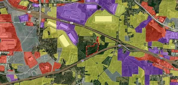 28.5 Acres of Recreational Land for Sale in Colfax, North Carolina