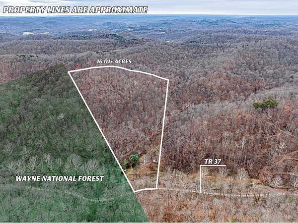 16 Acres of Recreational Land for Sale in Marietta, Ohio