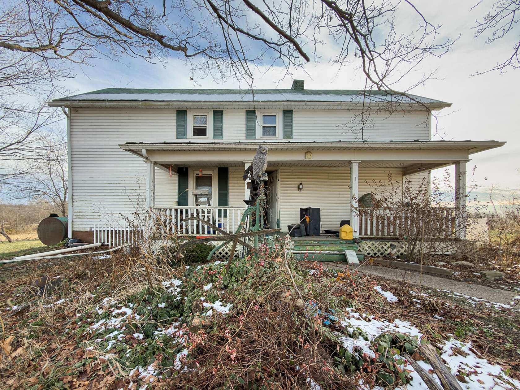 6.9 Acres of Land with Home for Sale in Millersport, Ohio