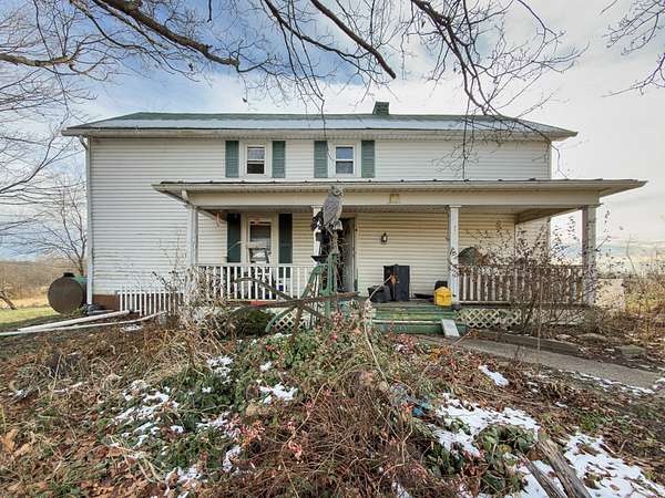 6.9 Acres of Land with Home for Sale in Millersport, Ohio