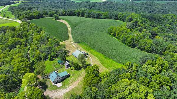 57 Acres of Land with Home for Sale in Soldiers Grove, Wisconsin