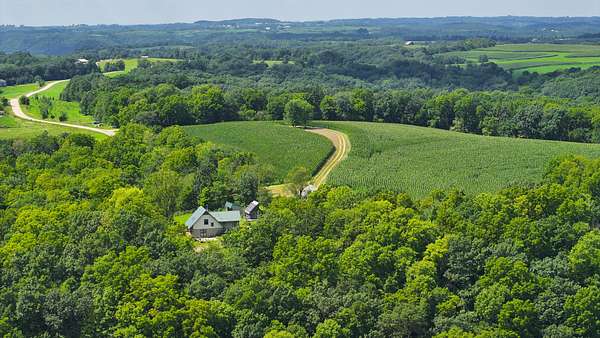 100 Acres of Recreational Land with Home for Sale in Soldiers Grove, Wisconsin
