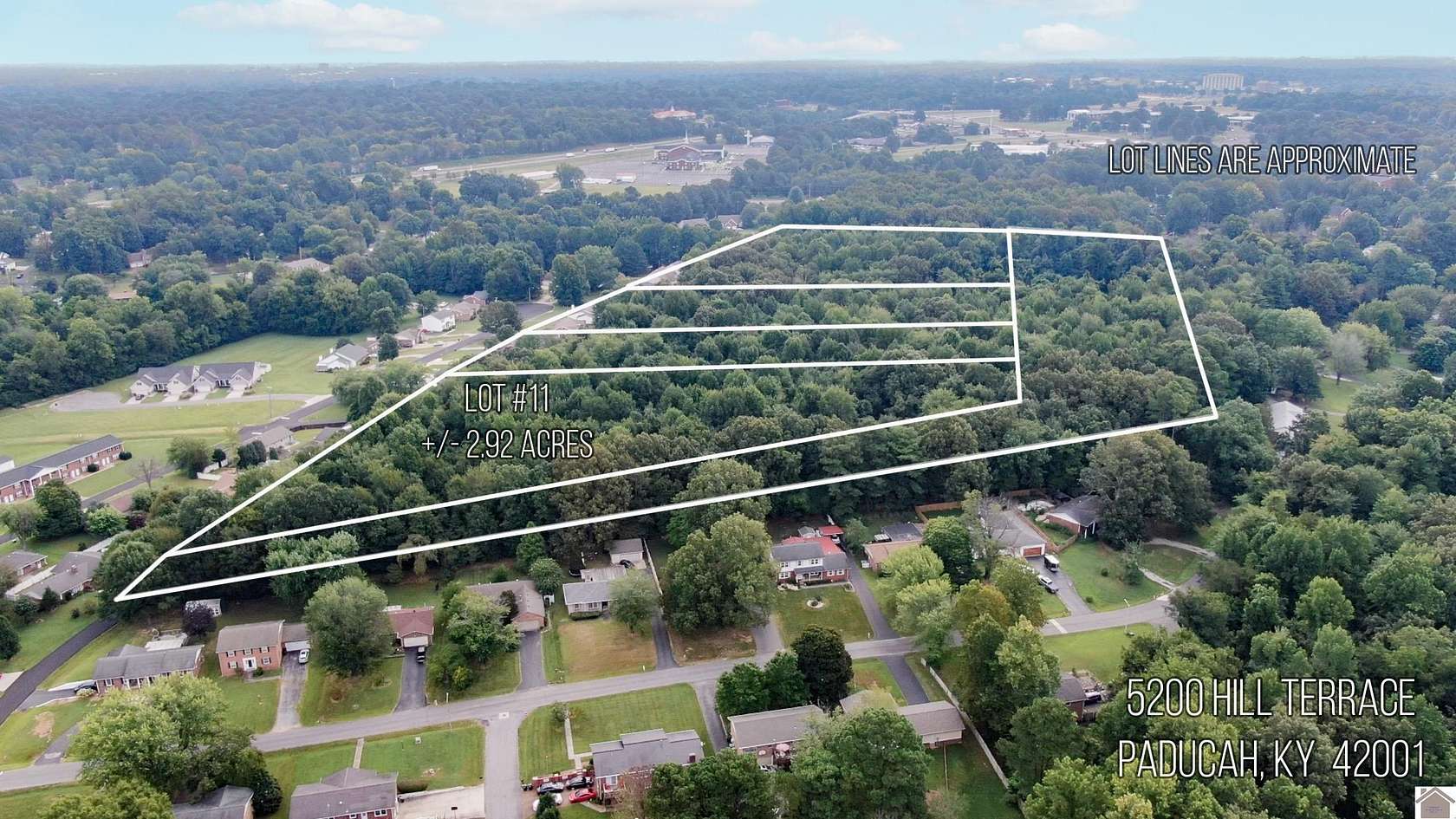 3 Acres of Residential Land for Sale in Paducah, Kentucky