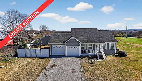 1.57 Acres of Residential Land with Home for Auction in Cookeville, Tennessee