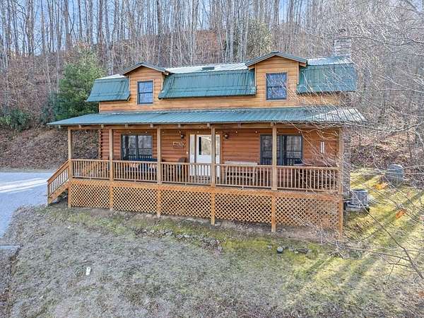 5.13 Acres of Land with Home for Sale in Franklin, North Carolina