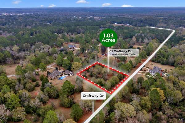 1 Acre of Residential Land for Sale in Hawkinsville, Georgia