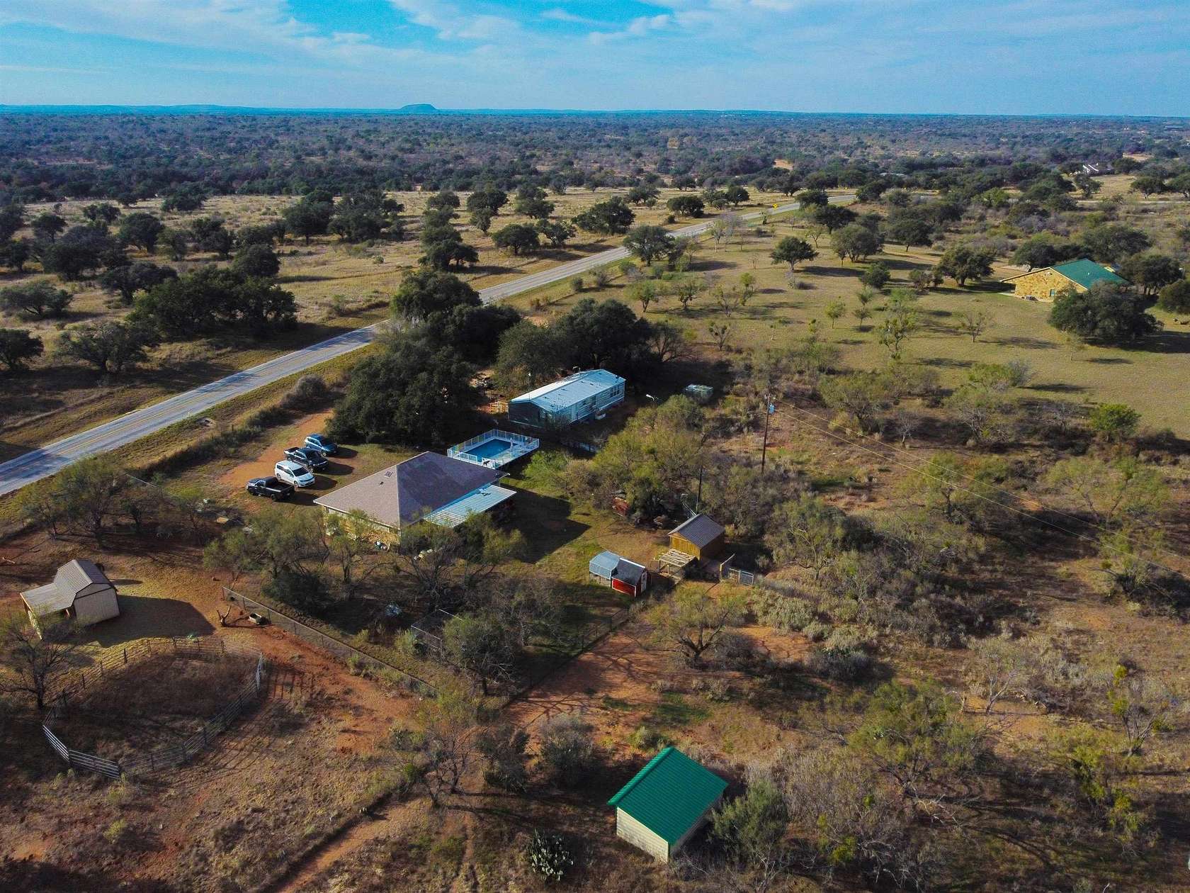 3.28 Acres of Residential Land with Home for Sale in Llano, Texas