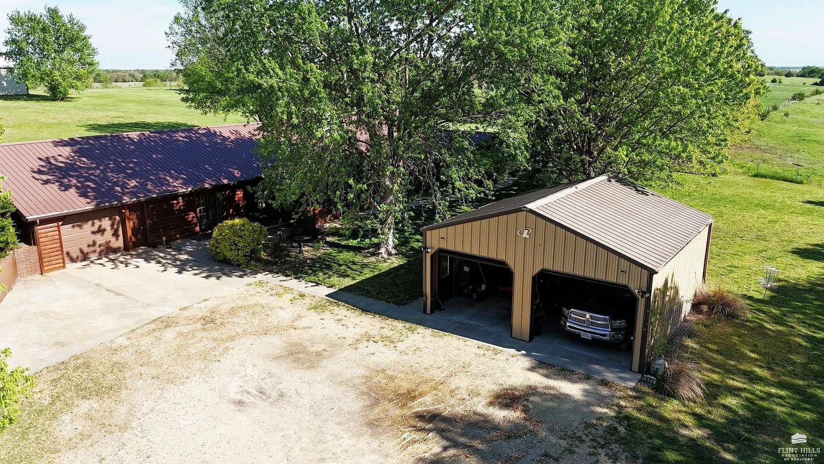 7.7 Acres of Land with Home for Sale in White City, Kansas