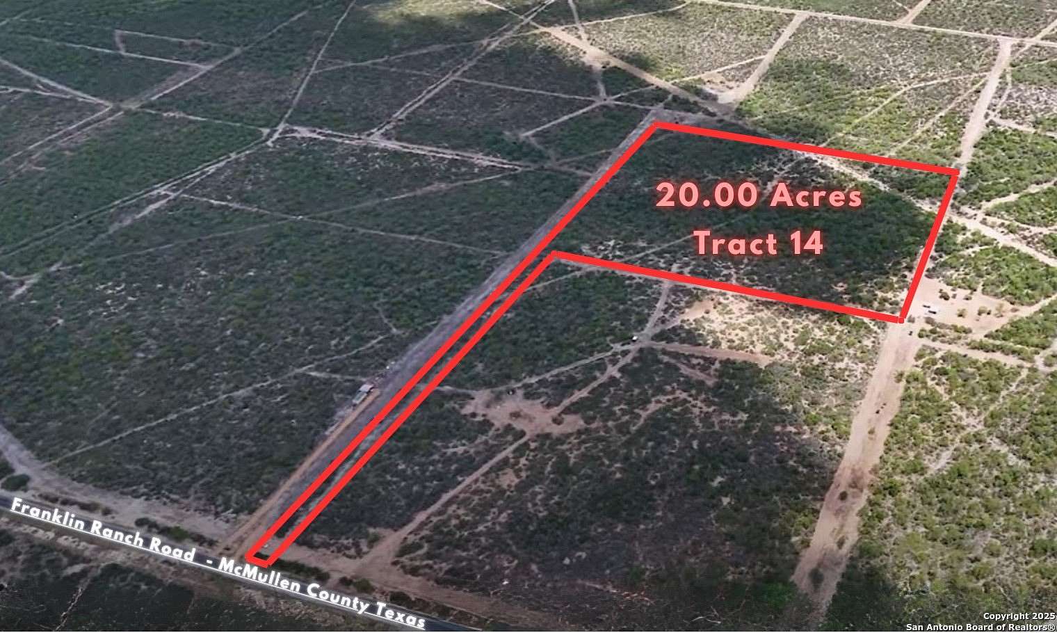 19.7 Acres of Recreational Land for Sale in Tilden, Texas