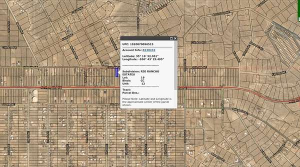 0.28 Acres of Residential Land for Sale in Rio Rancho, New Mexico