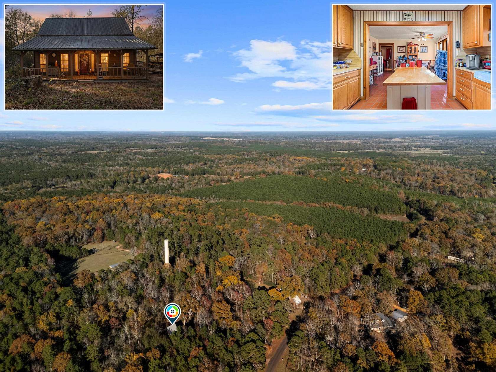 2.5 Acres of Residential Land with Home for Sale in Henderson, Texas