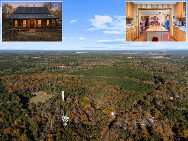 2.5 Acres of Residential Land with Home for Sale in Henderson, Texas