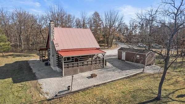 4.55 Acres of Residential Land with Home for Sale in Bates City, Missouri