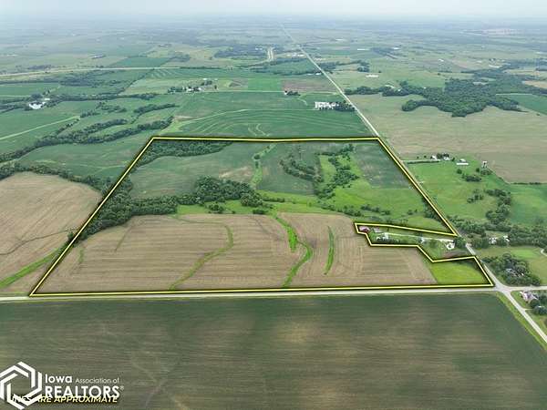 153 Acres of Improved Land for Sale in Maxwell, Iowa