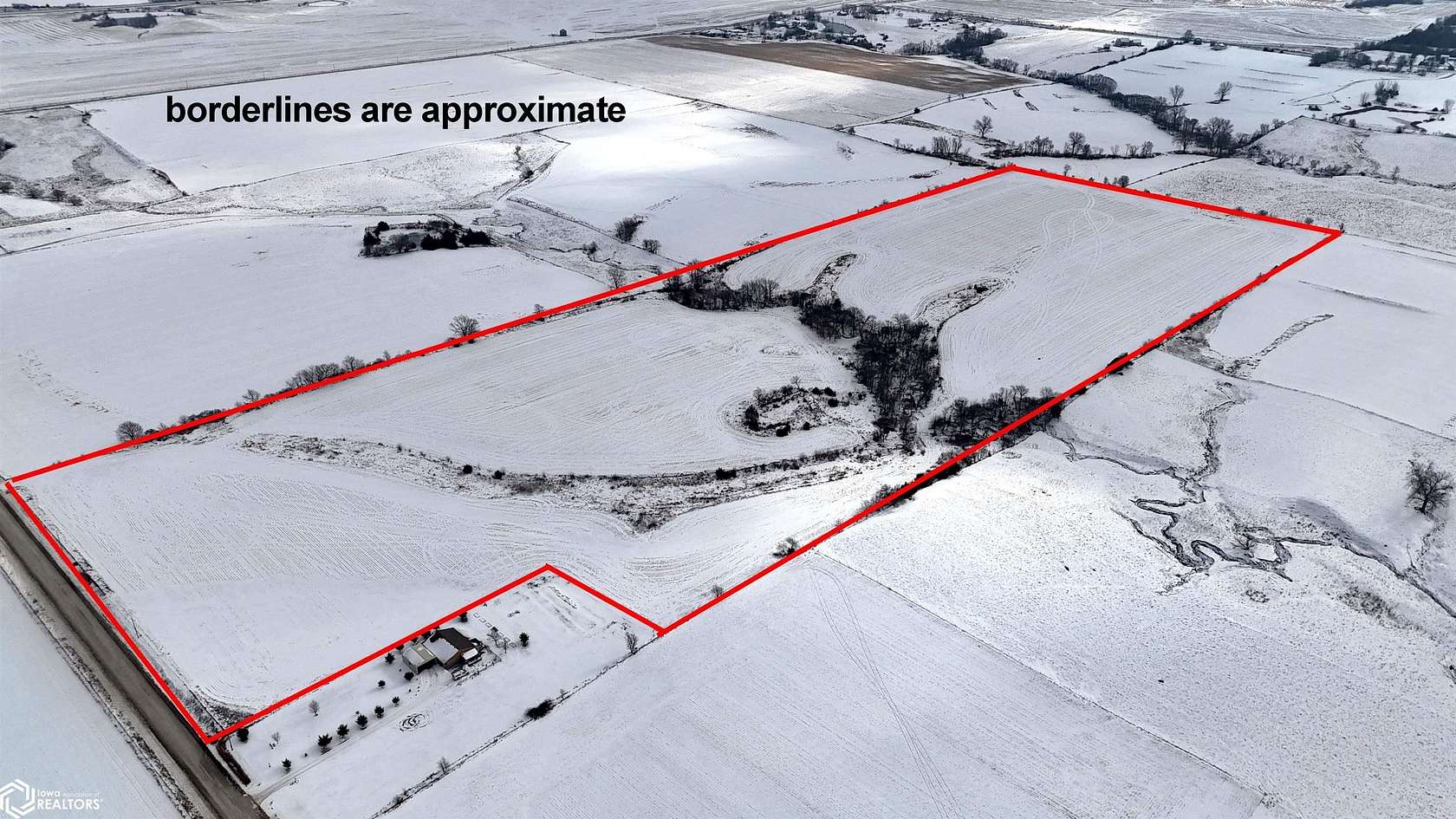 53 Acres of Agricultural Land for Sale in Osceola, Iowa