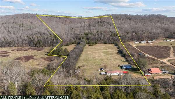 23.5 Acres of Land with Home for Sale in Linden, Tennessee