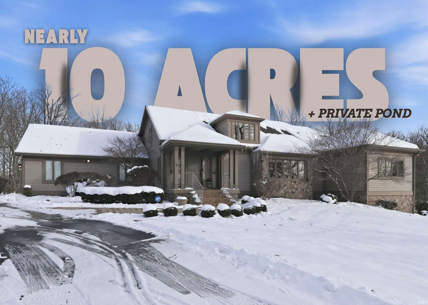 9.89 Acres of Residential Land with Home for Sale in Warsaw, Indiana