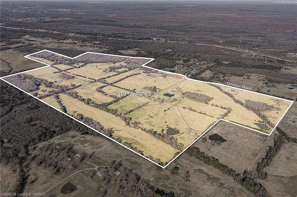 318 Acres of Land for Sale in Greenwood, Arkansas