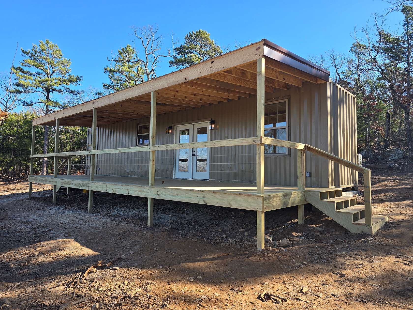 6.35 Acres of Residential Land with Home for Sale in Wister, Oklahoma