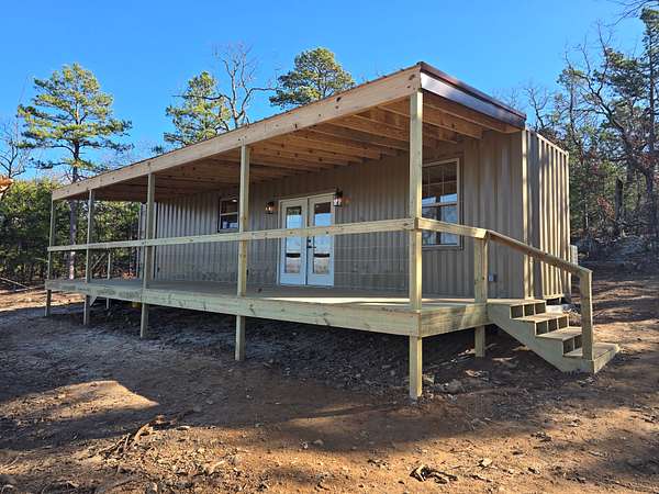 6.35 Acres of Residential Land with Home for Sale in Wister, Oklahoma