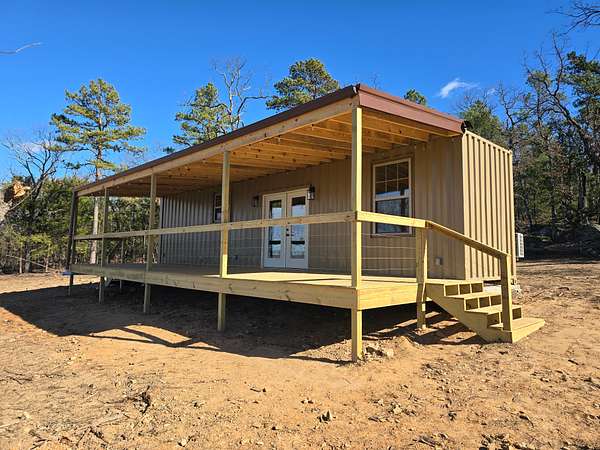 6.35 Acres of Residential Land with Home for Sale in Wister, Oklahoma