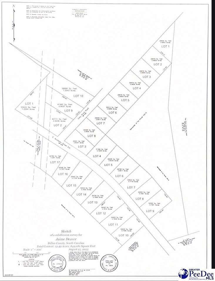 0.74 Acres of Residential Land for Sale in Latta, South Carolina