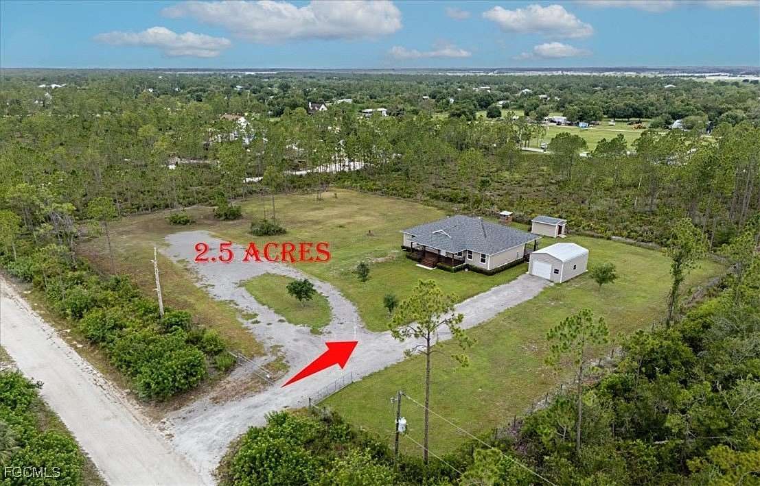 2.5 Acres of Land with Home for Sale in Punta Gorda, Florida