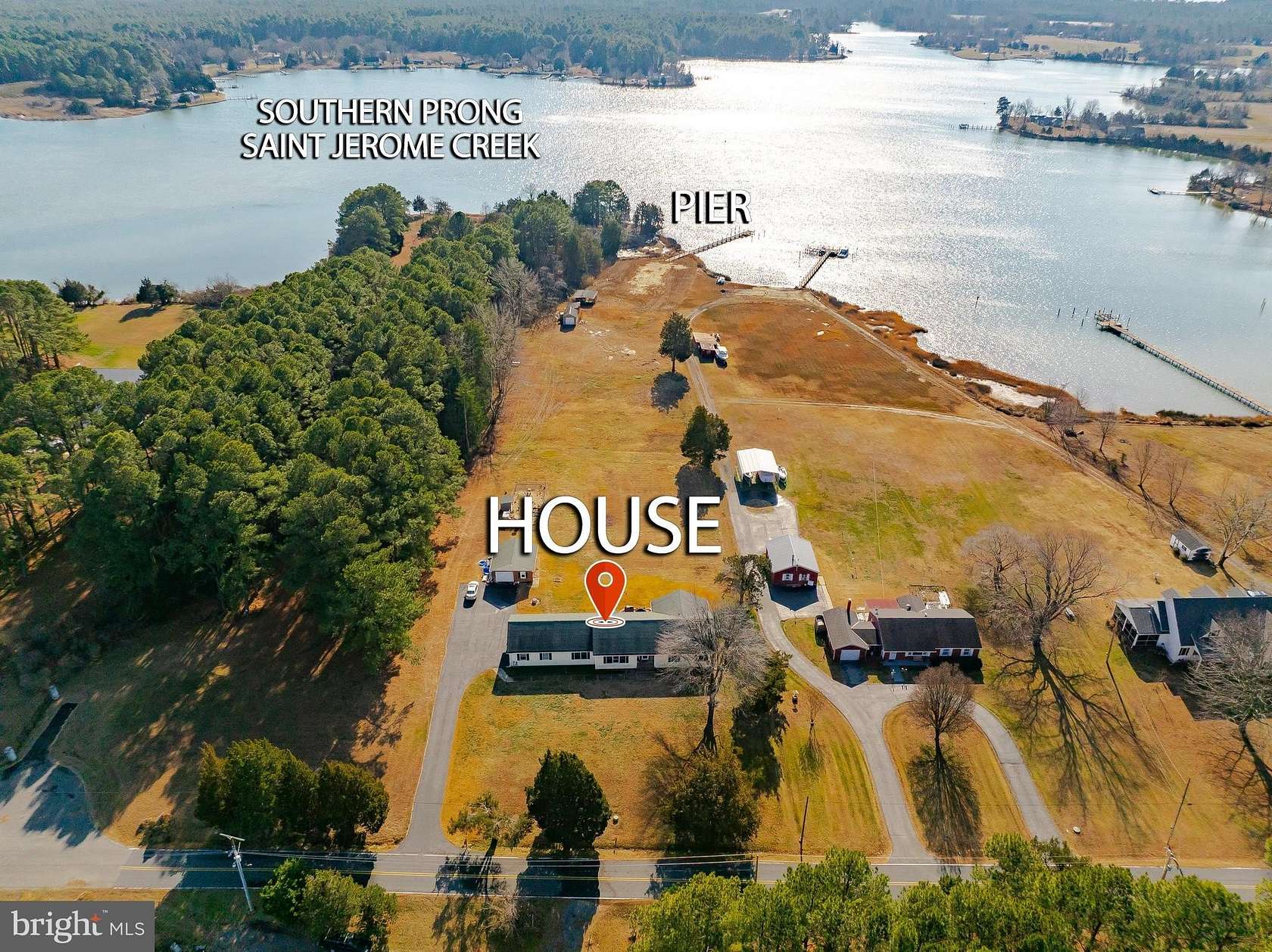 2.46 Acres of Land with Home for Sale in Ridge, Maryland