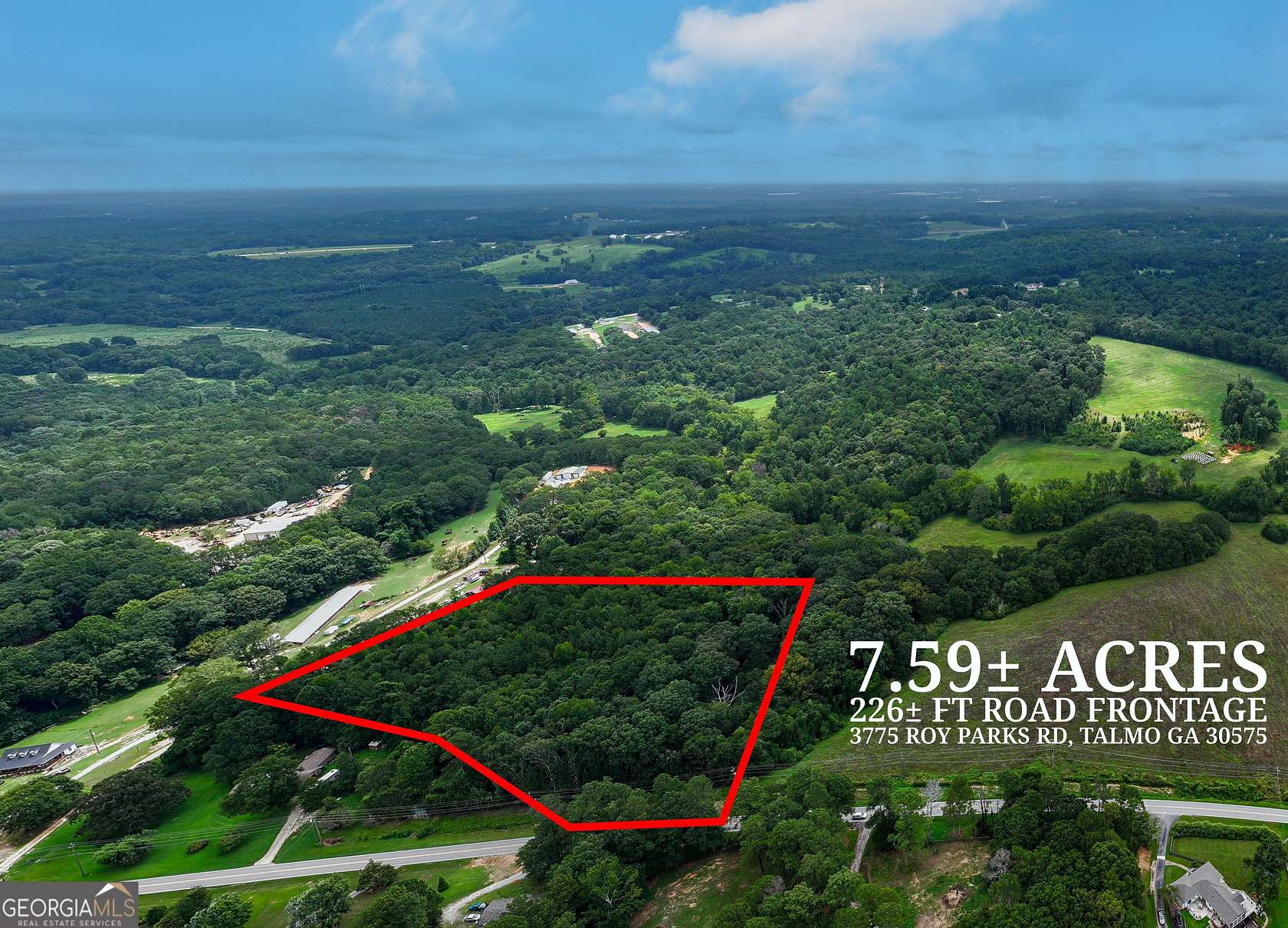 7.5 Acres of Land for Sale in Talmo, Georgia