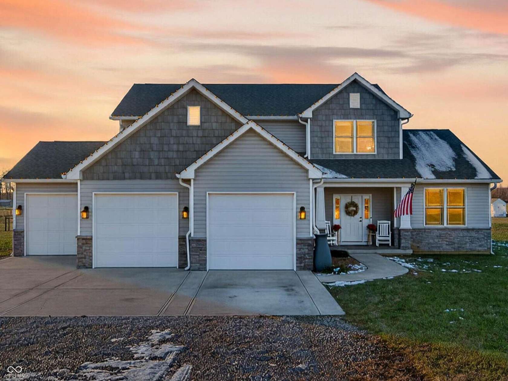 14 Acres of Land with Home for Sale in Trafalgar, Indiana