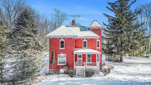 40.4 Acres of Agricultural Land with Home for Sale in Lynn Township, Michigan